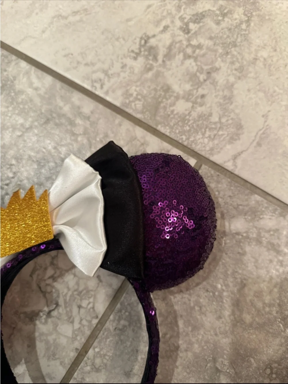 Handmade Minnie Ears Featuring the Evil Queen from Snow White